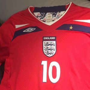 2010 England Soccer Football Steven Gerrard Jersey